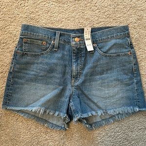 J. Crew Mid-Rise Denim Short in Squash Wash